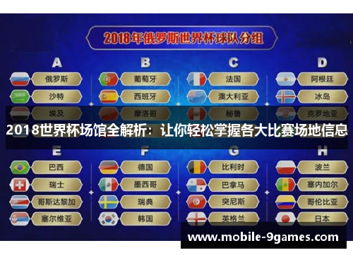 2018世界杯场馆全解析：让你轻松掌握各大比赛场地信息