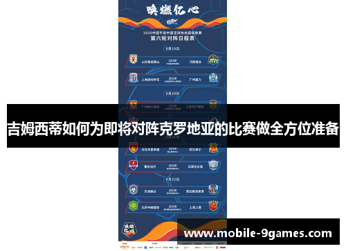 吉姆西蒂如何为即将对阵克罗地亚的比赛做全方位准备